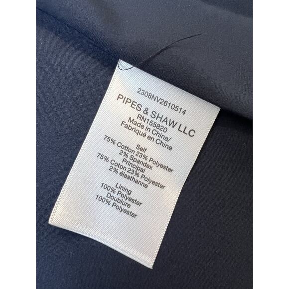 Veronica Beard Anoki Denim Dickey Jacket Size 4 Dark Oxford Wash Business Casual - Picture 5 of 9